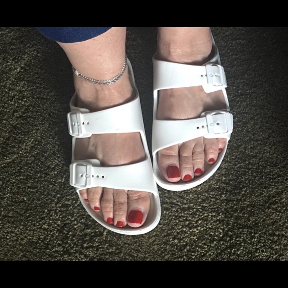 h2k Shoes - 💟VEGAN/Faux leather Sandals💥white